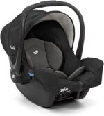 Bebê Conforto Gemm Preto Chumbo Shale com proteção lateral, capota UV50+ e conforto seguro para o bebê.