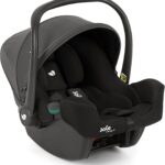 Bebê Conforto I-snug Preto Chumbo Shale Joie: segurança e conforto do nascimento aos 13kg, compatível com carrinhos Joie.