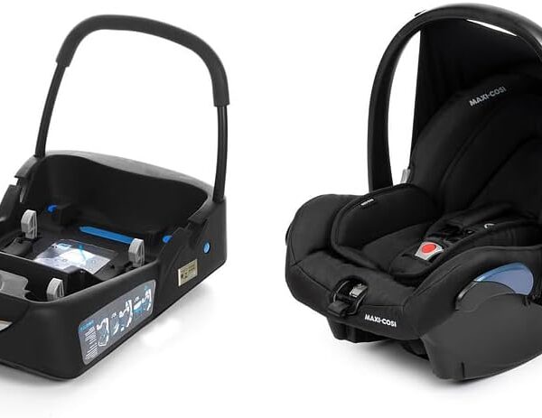 Bebê Conforto Maxi-Cosi Citi² com Base: leve, acolchoado e seguro para recém-nascidos.