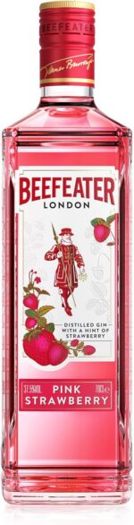 Beefeater Gin Pink 700 Ml: sabor marcante e visual premium, ideal para drinks e ocasiões especiais.