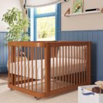 Berço 3 em 1 Evolutivo e Cômoda Cromo Quater: segurança, versatilidade e design para o quarto do bebê. - Imagem 2