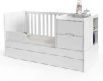 Berço Americano Multifuncional Formare Branco Acetinado Matic: conforto e praticidade para o quarto do bebê - Imagem 2