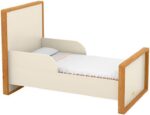 Berço Americano Tutto New Off White/freijó Matic: segurança, mini cama e design elegante para o quarto do bebê. - Imagem 2
