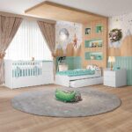 Berço Cama Multifuncional Cléo Branco Carolina Baby: versatilidade, durabilidade e conforto que acompanham o bebê por anos - Imagem 2