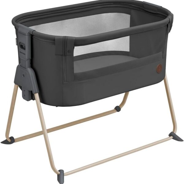 Berço Co-Bed Maxi-Cosi Tori: compacto, leve e com ajuste anti refluxo para mais conforto no quarto do bebê.