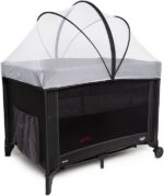 Berço Cosco Kids Nanny 0 a 18kg: berço e cercado com mosquiteiro, segurança e conforto para acompanhar o crescimento do bebê.