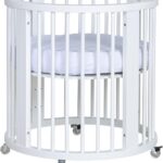 Berço Evolutivo 4 Em1 em Madeira Maciça Branco: versátil, durável e acompanha o crescimento do bebê com 4 funções.