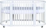 Berço Evolutivo 4 Em1 em Madeira Maciça Branco: versátil, durável e acompanha o crescimento do bebê com 4 funções. - Imagem 2