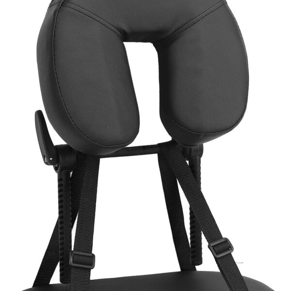 Berço Facial Ajustável em U para Mesa de Massagem com apoio para mãos e conforto superior