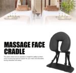 Berço Facial Ajustável em U para Mesa de Massagem com apoio para mãos e conforto superior - Imagem 2