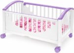 Berço Para Boneca Meu Bebê Monte Líbano: seguro, realista e ideal para bonecas de até 40 cm.