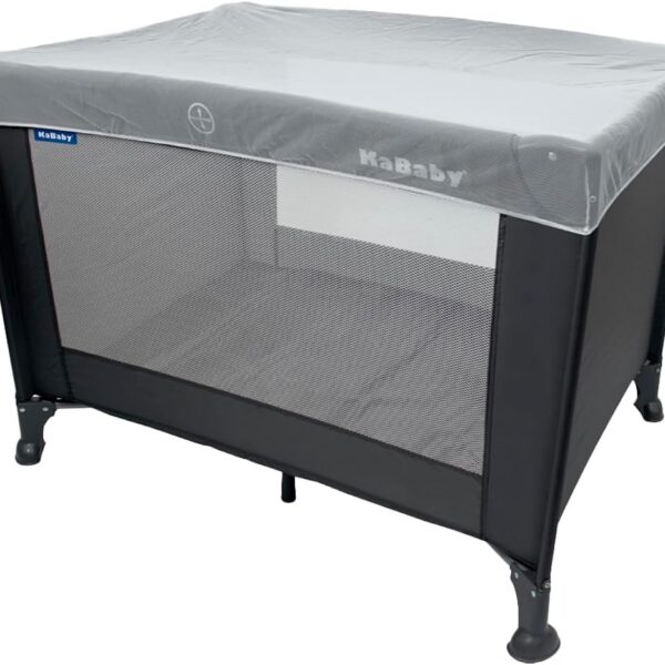 Berço Portátil Infantil Cercado Desmontável Adventure KaBaby: praticidade, proteção e mosquiteiro para o bebê em casa ou viagens