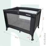 Berço Portátil Infantil Cercado Desmontável Adventure KaBaby: praticidade, proteção e mosquiteiro para o bebê em casa ou viagens - Imagem 2