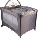 Berço Portátil Infantil Joly Baby Style com mosquiteiro e trocador: conforto, segurança e praticidade para o bebê.
