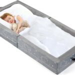 Berço Portátil Umoving para Viagem: dobrável, seguro, com capa lavável e ideal para bebês e crianças pequenas