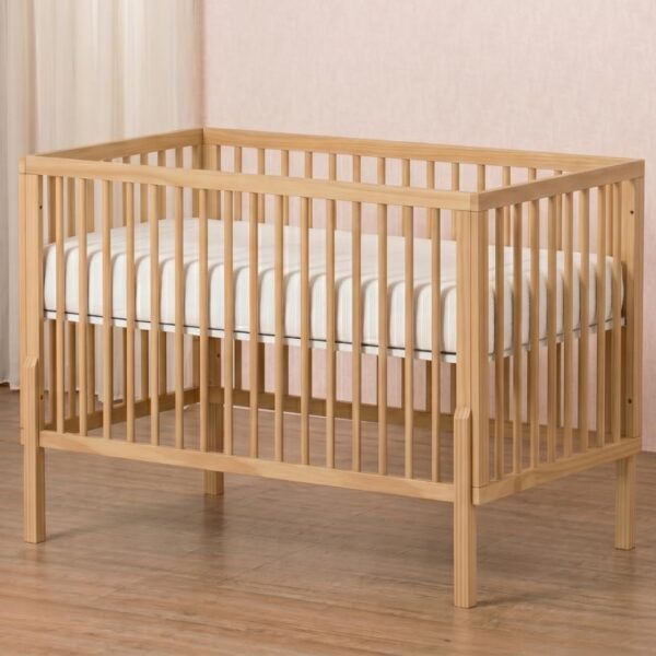 Berço de Bebê 2 em 1 Evolutivo de Madeira Linha Bold: conforto, segurança e praticidade do berço à mini cama.