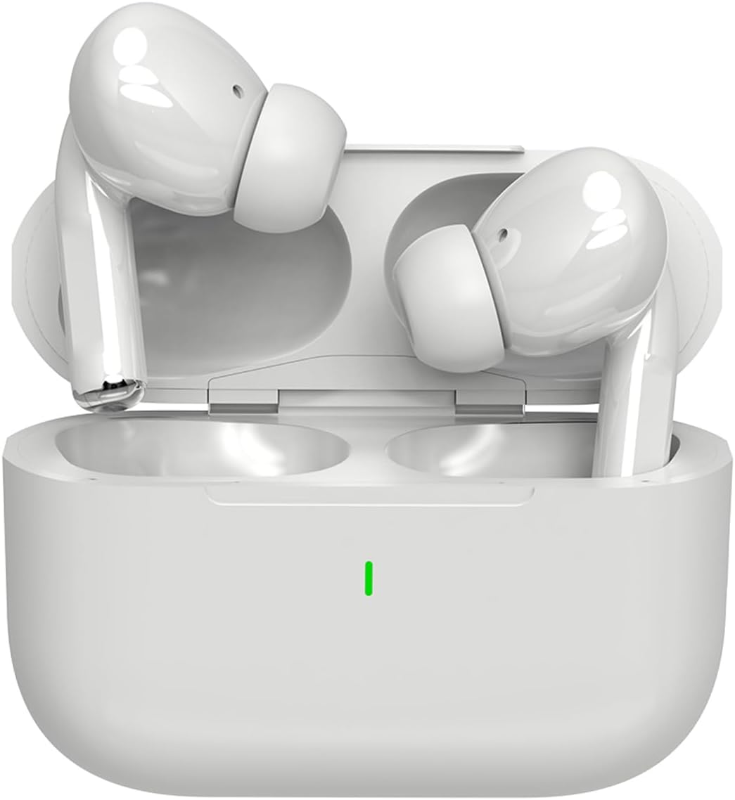 Bettdow Fone Bluetooth 5.3 TWS Branco: cancelamento de ruído por Bettdow Fone Bluetooth 5.3 TWS Branco: cancelamento de ruído por IA, graves potentes e até 36h de reprodução