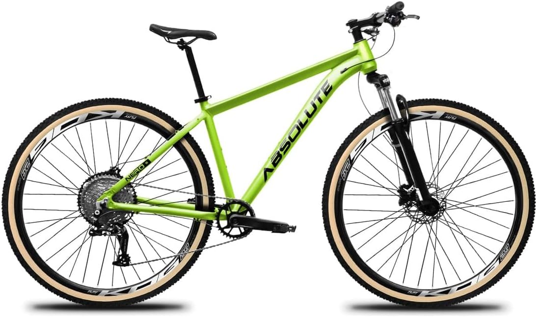 Bicicleta Absolute Nero 5 Aro 29 1x12 com freios hidráulicos, Bicicleta Absolute Nero 5 Aro 29 1x12 com freios hidráulicos, suspensão com trava no guidão e alto custo-benefício