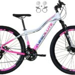 Bicicleta Aro 29 Absolute Hera Feminina: alumínio, 21v, freio hidráulico e suspensão para mais conforto e desempenho.