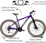 Bicicleta Aro 29 Absolute Nero 5: desempenho, conforto e freio hidráulico para trilhas e pedais urbanos. - Imagem 2