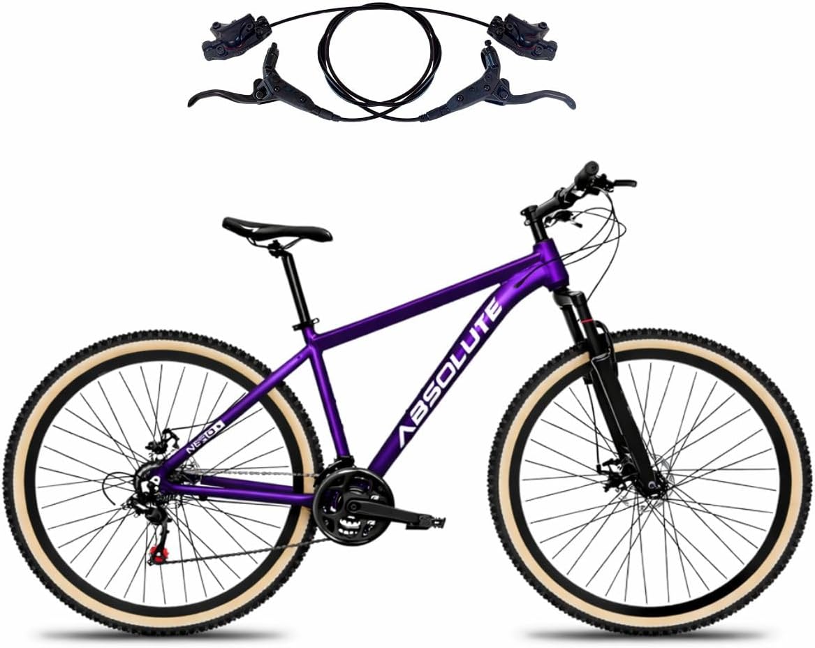Bicicleta Aro 29 Absolute Nero 5: desempenho, conforto e freio Bicicleta Aro 29 Absolute Nero 5: desempenho, conforto e freio hidráulico para trilhas e pedais urbanos.
