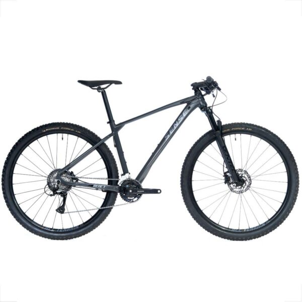 Bicicleta Aro 29 Sense React Sport 2025 com freio hidráulico e 2x8 velocidades para mais desempenho e controle nas trilhas.