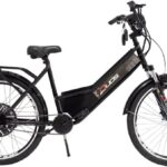 Bicicleta Elétrica Confort 800W 48V 15Ah Preta: mobilidade sustentável, confortável e segura para o dia a dia.