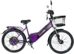 Bicicleta Elétrica New Confort 800W 48V 15Ah: mobilidade silenciosa e sem poluição para o dia a dia.
