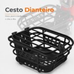 Bicicleta Elétrica Smart 500w 48v com suspensão e acelerador manual, ideal para mais conforto e praticidade na compra.