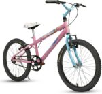 Bicicleta Infantil Feminina Aro 20 Princesa Hannah Husky: segurança, conforto e design encantador para meninas de 7 a 12 anos.