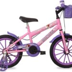 Bicicleta Mormaii Aro 16 Sweet Girl Rosa: segurança, resistência e diversão para crianças de 4 a 7 anos.
