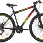Bicicleta Mormaii Aro 29 MTB: quadro em aço carbono, freio a disco e suspensão para mais desempenho.