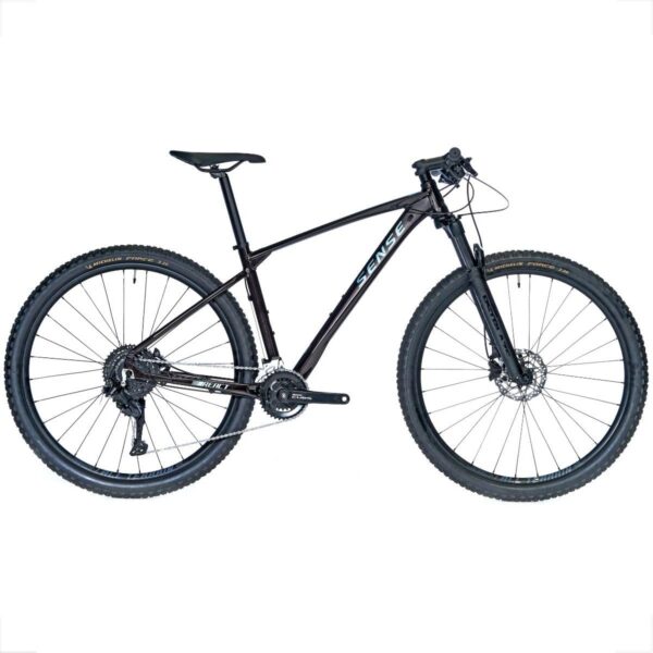 Bicicleta Mtb Sense React Pro 2025 Aro 29 com transmissão Cues 2x9v para performance e controle nas trilhas