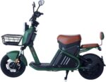 Bicicleta Scooter Elétrica Autopropelida 1000W E-Trek Duos Verde: potência, autonomia e segurança para seus deslocamentos urbanos. - Imagem 2