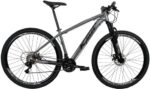 Bicicleta aro 29 KSW Shimano 24V com freio hidráulico: mais controle, conforto e desempenho para cidade e trilhas leves.