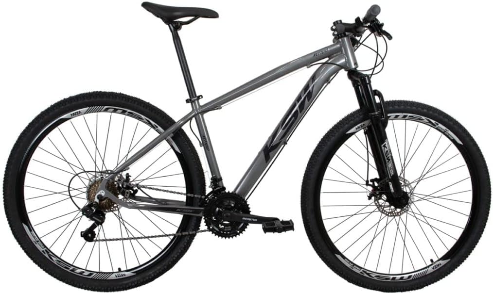 Bicicleta aro 29 KSW Shimano 24V com freio hidráulico: mais Bicicleta aro 29 KSW Shimano 24V com freio hidráulico: mais controle, conforto e desempenho para cidade e trilhas leves.