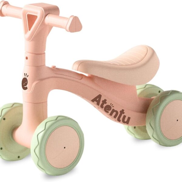 Bicicleta de Equilíbrio Infantil Atentu: estimula equilíbrio e coordenação com segurança para crianças de 1 a 3 anos.