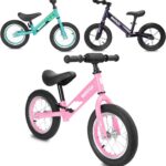 Bicicleta de Equilíbrio Infantil ajustável: leve, segura e ideal para desenvolver equilíbrio e coordenação com diversão.