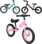 Bicicleta de Equilíbrio Infantil ajustável: leve, segura e ideal para desenvolver equilíbrio e coordenação com diversão.