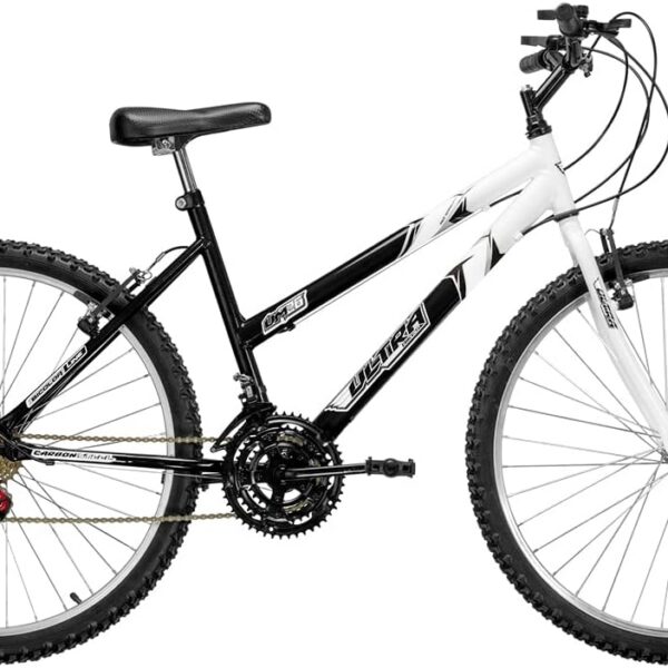 Bicicleta de Passeio Ultra Bikes Aro 26 Reforçada com 18 Marchas e Freio V-Brake para mais conforto e segurança
