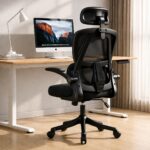 BlidShop Veneza: cadeira ergonômica com suporte lombar, reclínio e altura ajustável para mais conforto no trabalho.