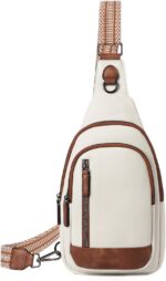 Bolsa Bostanten feminina pequena, resistente à água, com compartimentos e bolso antifurto, ideal para iPad 9,7"