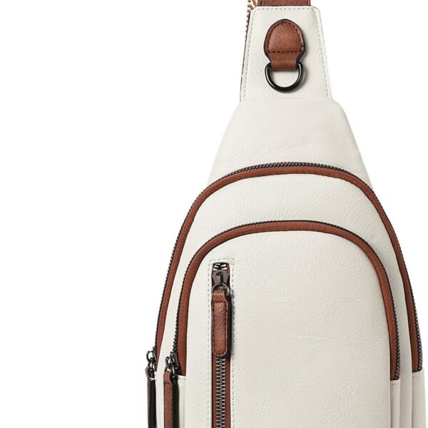 Bolsa Bostanten feminina pequena, resistente à água, com compartimentos e bolso antifurto, ideal para iPad 9,7"