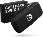Bolsa Case Nintendo Switch e OLED rígida EVA com porta jogos e alça, proteção completa para console e acessórios