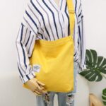 Bolsa Covelin retrô grande de lona: estilo casual, prática e espaçosa para o dia a dia. - Imagem 2