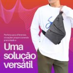 Bolsa De Ombro Bag Pochete Transversal Slim Impermeável Antifurto: compacta, leve e prática para o dia a dia￼ - Imagem 2