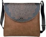 Bolsa Feminina Transversal Média Café Magicc B-230: estilo e praticidade para o dia a dia