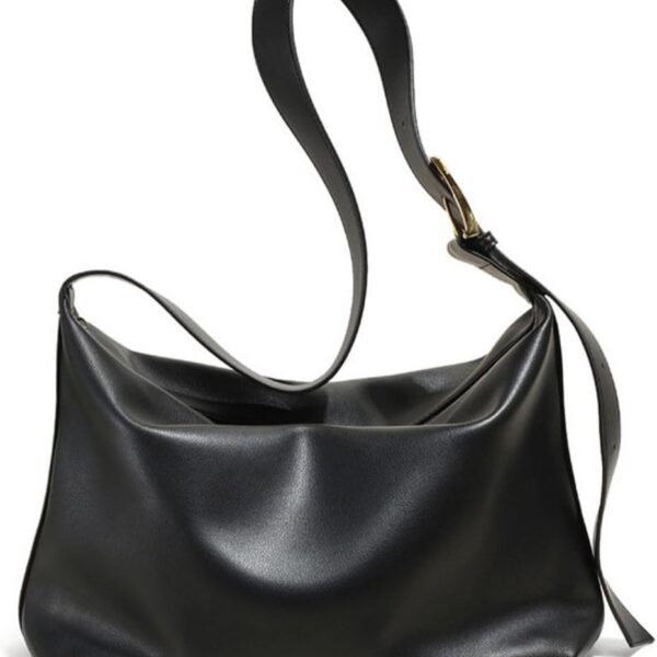 Bolsa Feminina Transversal em Couro PU Premium: elegante, resistente, impermeável e ideal para trabalho e dia a dia.