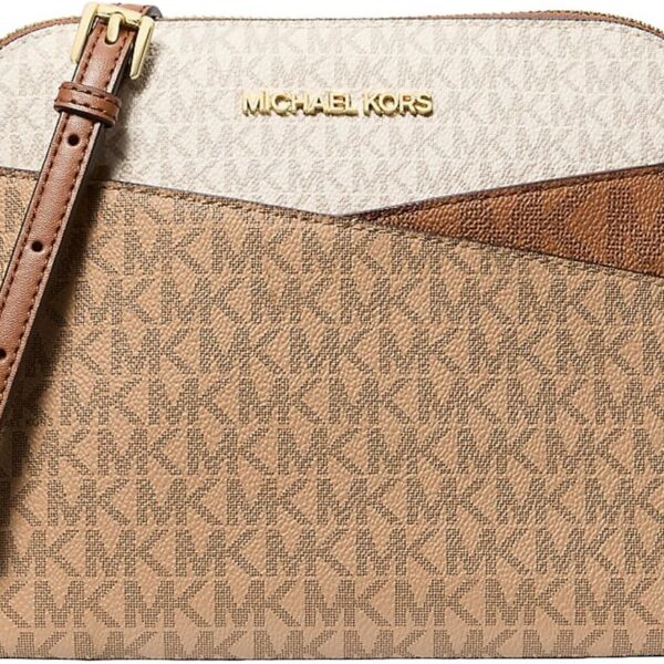 Bolsa Michael Kors Jet Set média em couro: elegante, prática e ideal para viagens e uso diário.