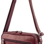 Bolsa Tiracolo FIDENZA em Couro: elegância e praticidade para o dia a dia feminino, com design compacto e sofisticado.